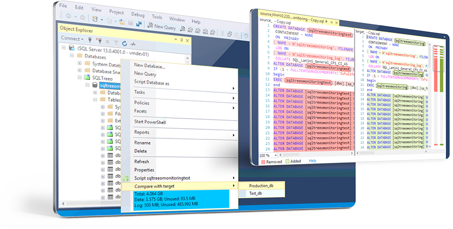 screenshot of SQLTreeo SSMS AddIn